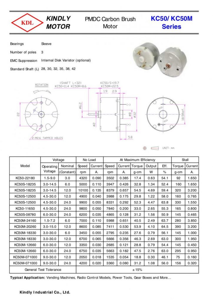 KC50/KC50M – 建誼實業有限公司